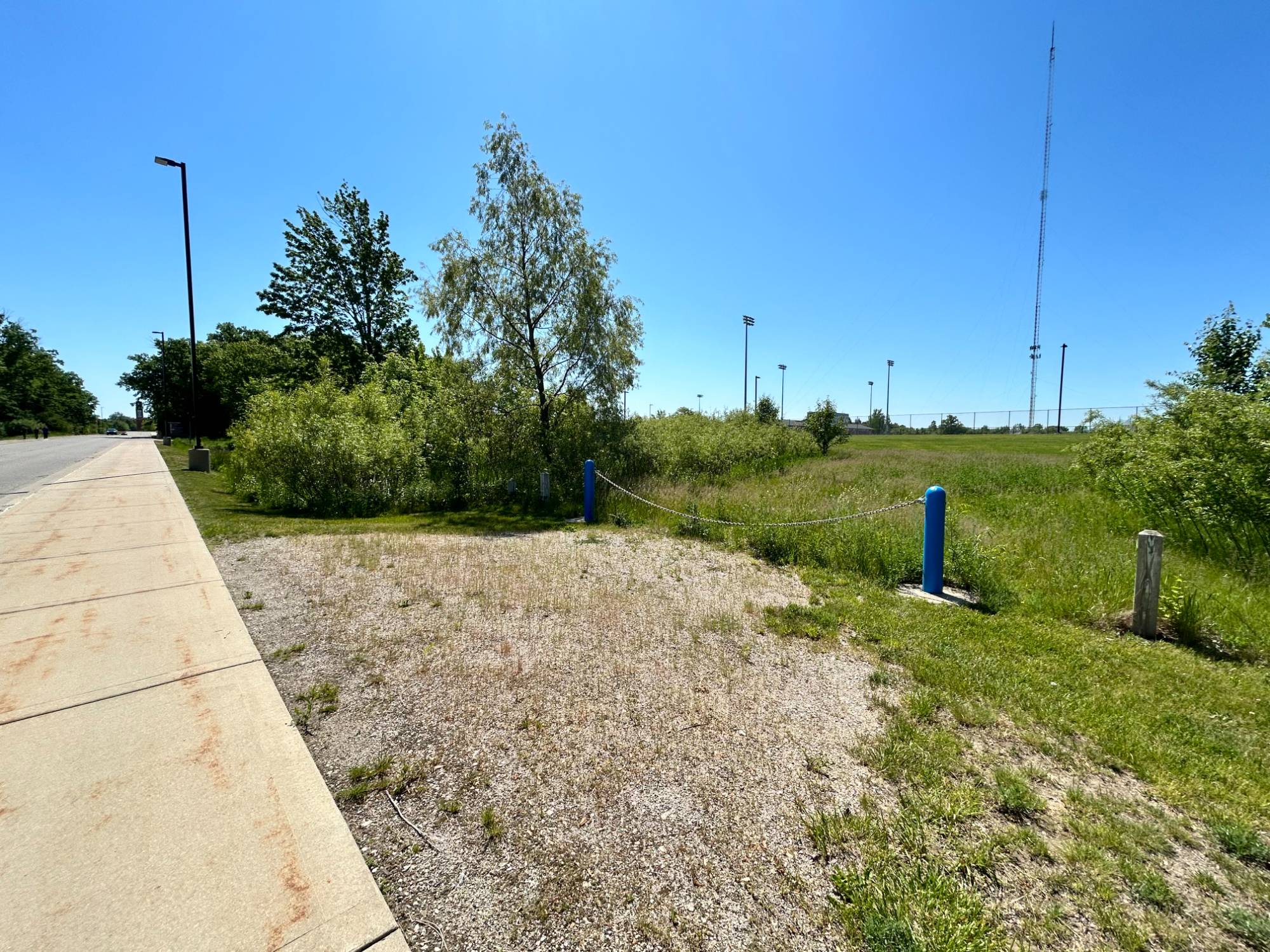 Picture of temporary emergency access point